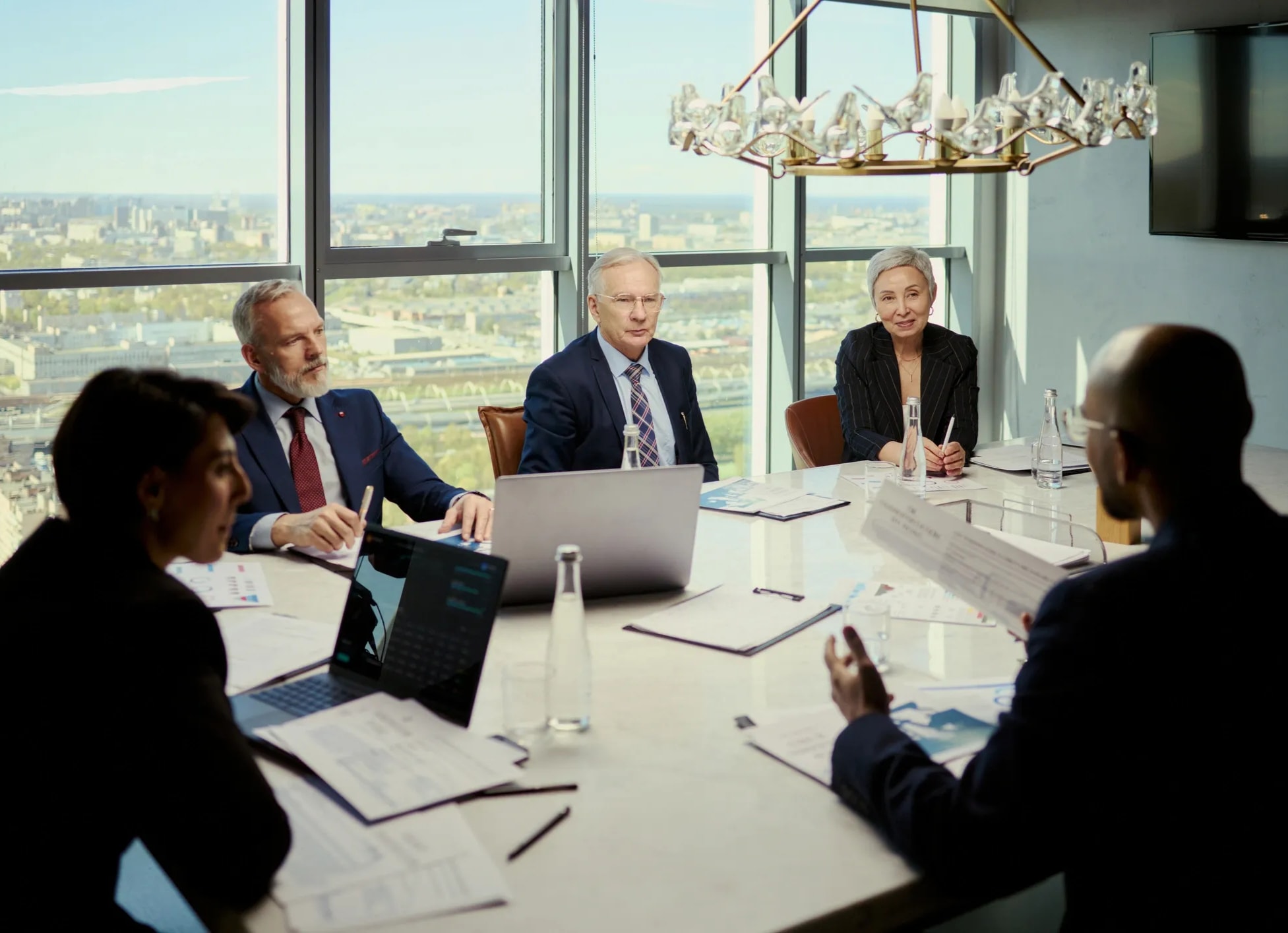 Professional business meeting